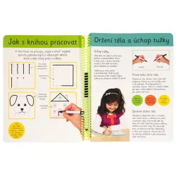 Začínám první tahy napiš a smaž s fixou