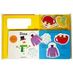 Malé dítě se učí Roční období