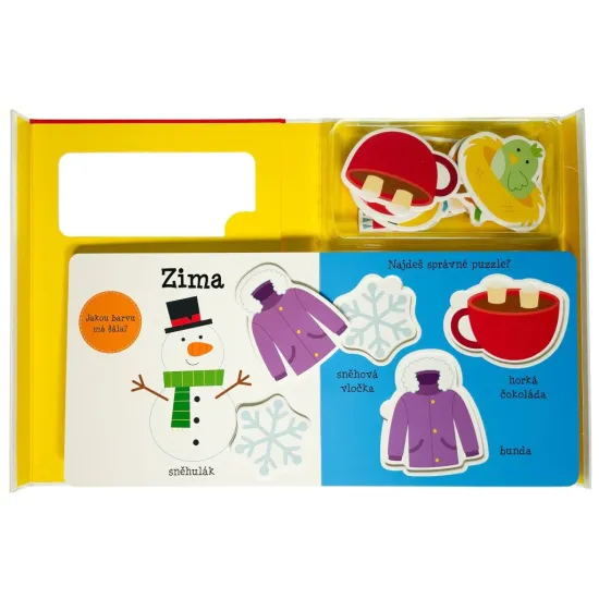 Malé dítě se učí Roční období