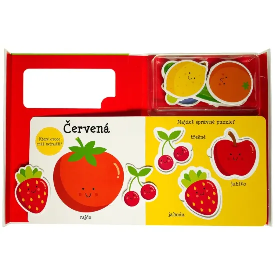 Malé dítě se učí Ovoce a zelenina