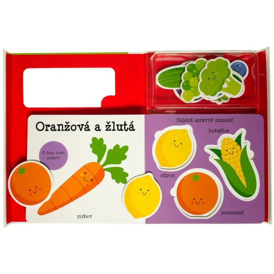 Malé dítě se učí Ovoce a zelenina