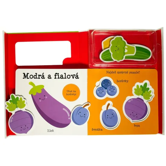 Malé dítě se učí Ovoce a zelenina