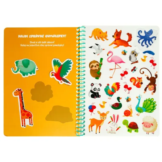 Nalep-odlep-nalep! Gumolepky Zvířata