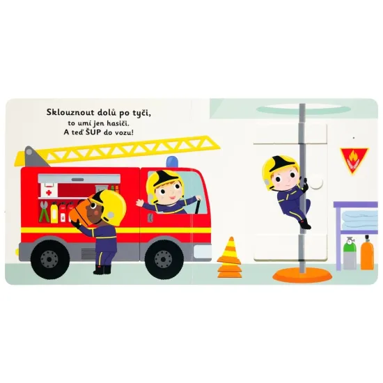 Hoří, malý hasiči! – Leporelo pro nejmenší