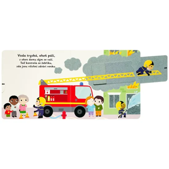 Hoří, malý hasiči! – Leporelo pro nejmenší