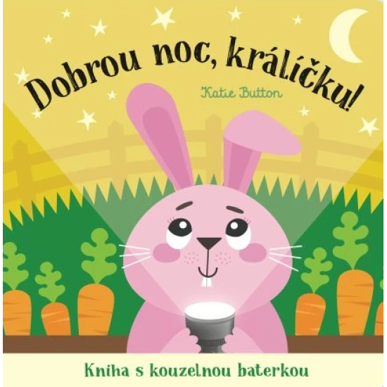 Malý králík už se chystá spát, ale nejprve musí dát dobrou noc všem svým zvířecím kamarádům. Pomůžeš mu je najít? Kniha s kouzelnou baterkou.