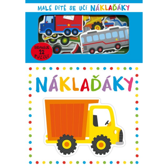 Tato vesele ilustrovaná knížka nejmenší děti seznámí s různými dopravními prostředky, stroji i záchranářskými vozy.