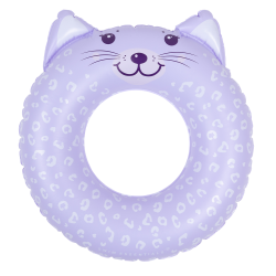 Nafukovací kruh Leopard fialový 55 cm