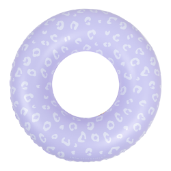 Nafukovací kruh Leopard fialový 90 cm