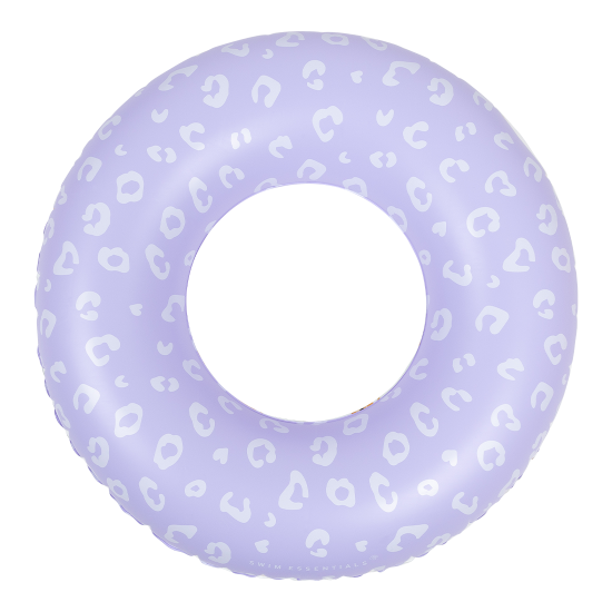 Velký nafukovací kruh od Swim Essential s fialovým leopardím vzorem je svou velikostí určený přibližně pro děti od 6 let.