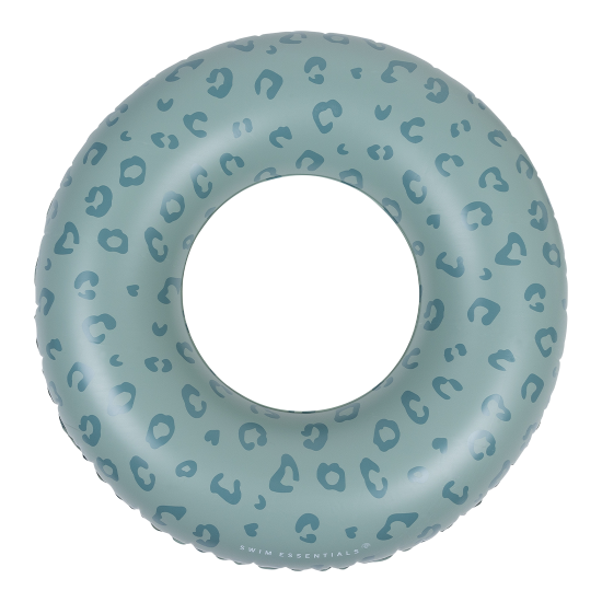 Velký nafukovací kruh od Swim Essential se zeleným leopardím vzorem je svou velikostí určený přibližně pro děti od 6 let.