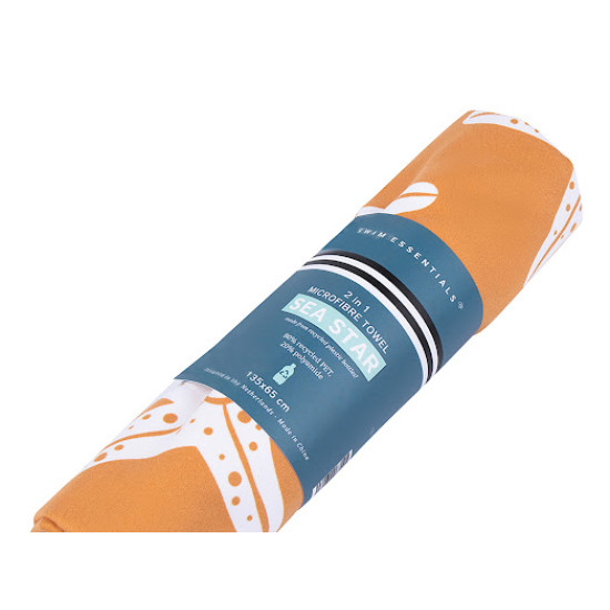 Rychleschnoucí plážový ručník z mikrovlákna 135 x 65 Hvězdice Swim Essentials