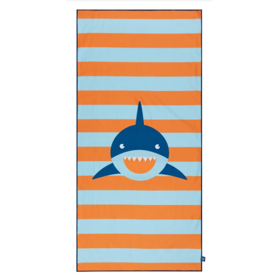 Rychleschnoucí plážový ručník 135 x 65 cm Žralok od Swim Essentials