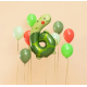 Balón číslo 6 ve tvaru želvy nesmí chybět na žádné oslavě.