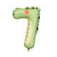 Balón číslo 7 ve tvaru krokodýla nesmí chybět na žádné oslavě.