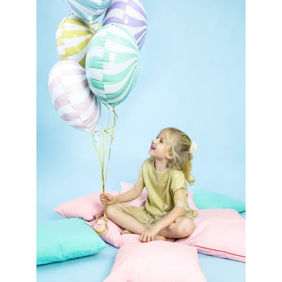 Rozveselte dětské oslavy a vytvořte nezapomenutelné chvíle s bonbonovým balónem ve žluté barvě.