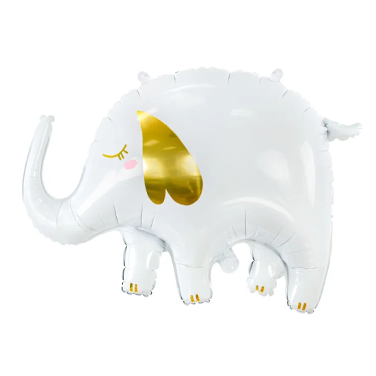 Balónek s atraktivním designem s motivem slona zaujme každé dítě.