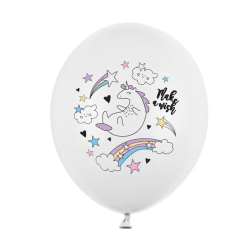 Balóny Jednorožec 6 ks průměr 30 cm