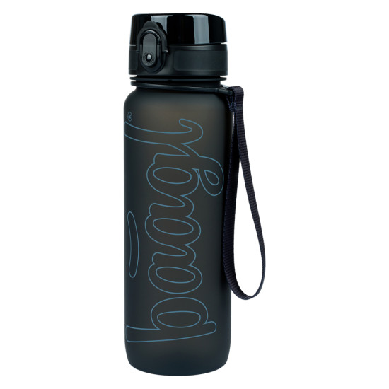 Tritanová láhev Black 800 ml s poutkem a sítkem, ideální do školy, pro sport a výlety, bez BPA, PVC a ftalátů.