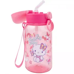 Láhev na pití růžová Hugo 500 ml Hello Kitty Pastel Pink