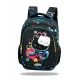 Školská taška Fast 40 cm Hello Kitty Neon Black