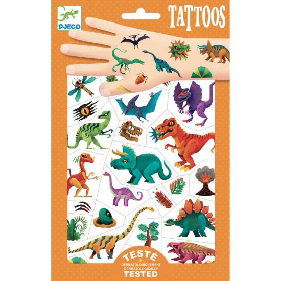 Tetovačky Dinosauři dočasné tetování Djeco