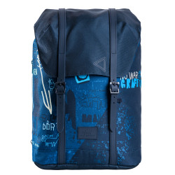 Školní batoh Blue Graffiti 30l
