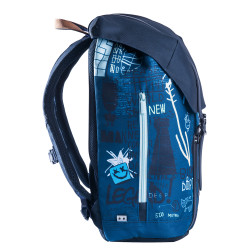 Školní batoh Blue Graffiti 30l