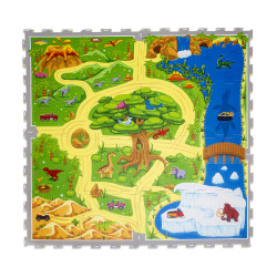 Hrací podložka Puzzle  Safari 1,2 x 1,2 m