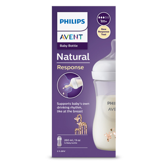 Láhev Natural Response 260 ml 1m+ žirafa | Philips AVENT