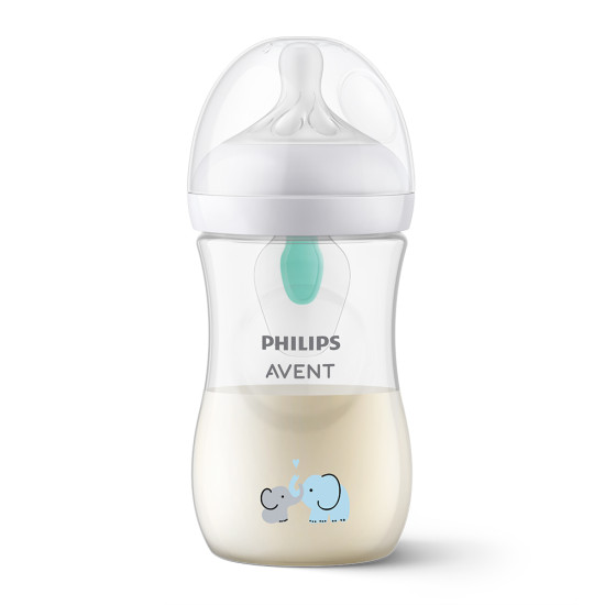 Láhev Natural Response s ventilem AirFree 260 ml, 1m+ slon | Philips AVENT 