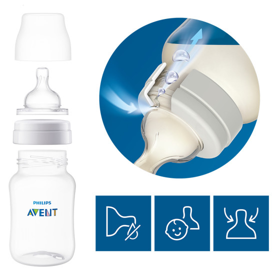 Láhev Anti-colic 260 ml, 1m+ 2 ks | Philips AVENT 