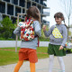 Dětský městský batoh „messenger“ od 2 let Ibišek 8,4 l od Petit Jour