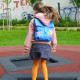 Modrý dětský městský batoh „messenger“ od 2 let Peppa Pig 8,4 l od Petit Jour