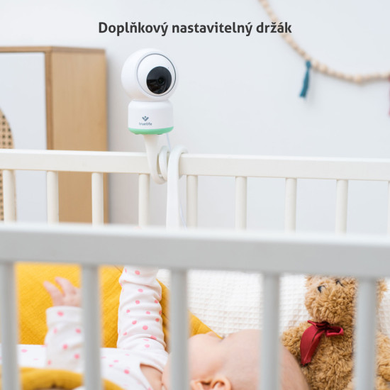 Dětská chůvička TrueLife NannyCam R3 Smart – HD videokamera s nočním viděním a chytrými funkcemi pro sledování dítěte