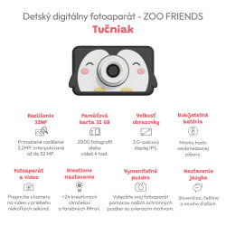 Dětský digitální fotoaparát Zoo Friends Tučňák