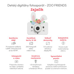 Dětský digitální fotoaparát Zoo Friends Zajíček
