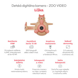 Dětská digitální kamera Zoo Video Liška