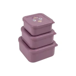 Svačinové boxy Páv 3 ks