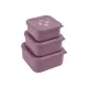Svačinové boxy Páv 3 ks