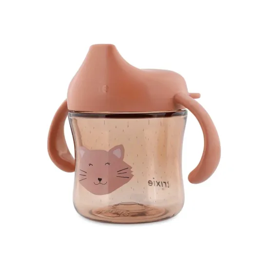Hrnek s náustkem a úchyty Kočka