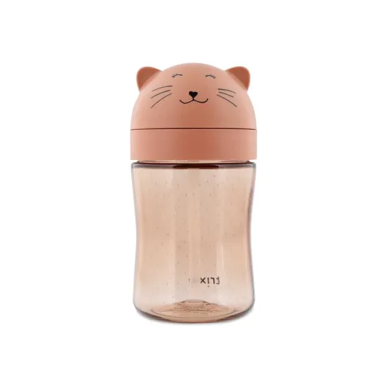 Hrnek s brčkem Kočka