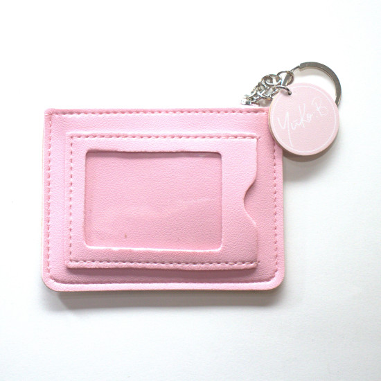 Růžová peněženka s motivem kočičky od Yuko B.