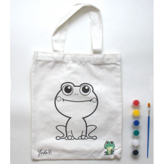 Taška na malování Žába je skvělý dárek pro malé umělce, kteří své dílo mohou nosit vždy u sebe.