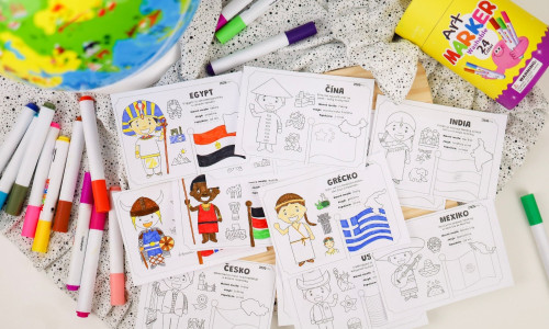 Stáhněte si: Naučné kartičky - poznej země