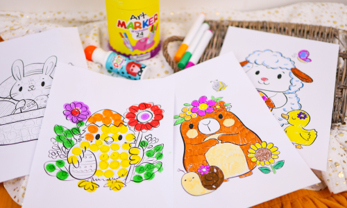 Stáhněte si: Velikonoční omalovánky