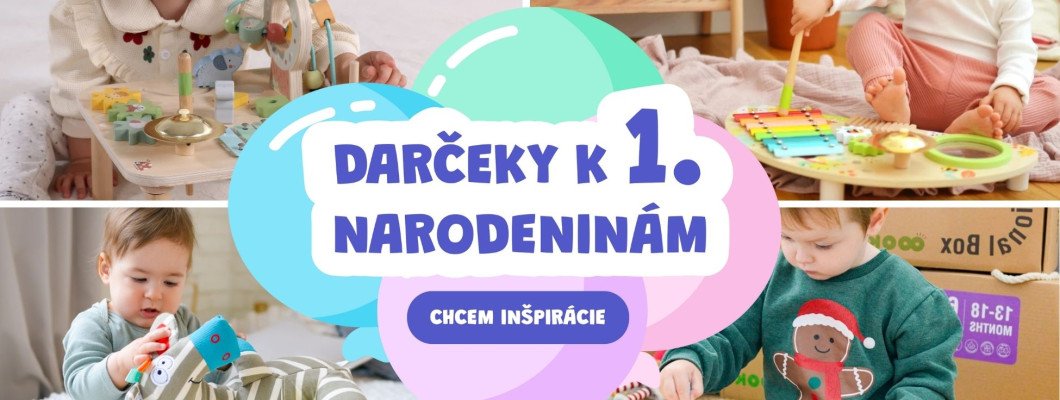 Toto jsou nejoblíbenější dárky k 1. narozeninám