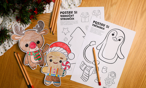 Stáhněte si: Vánoční vystřihovánka