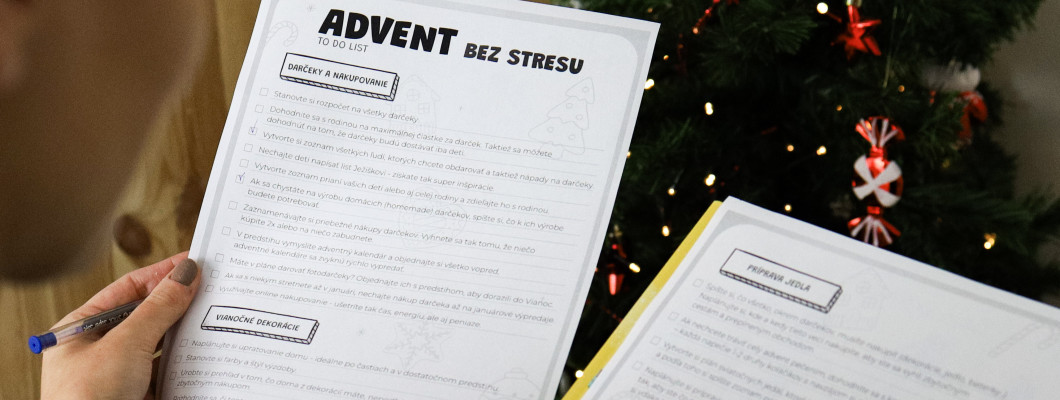 Advent bez stresu: Praktický checklist pro klidné svátky Advent bez stresu: Praktický checklist pro klidné svátky