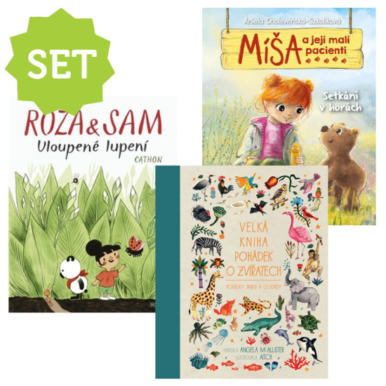 Příběhové knihy - set pro děti od 5 let - dívčí